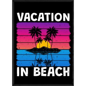 Tableau California avec cadre noir POP – Taille 23x32