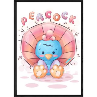 Tableau autruche – 23x32