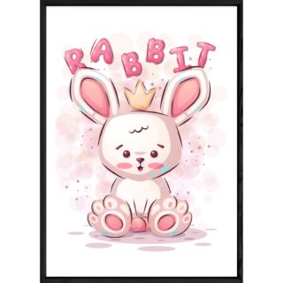 Tableau animal lapin – 23x32