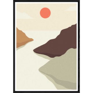 Tableau paysage avec cadre noir – Taille 23x32