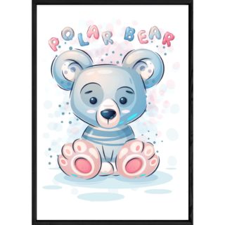 Tableau animal ourson – 23x32