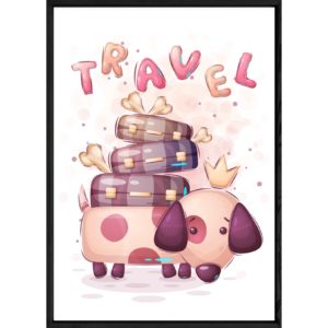 Tableau animal chien – 23x32