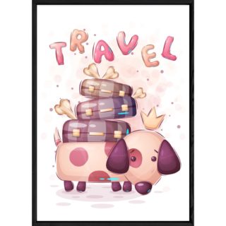 Tableau animal chien – 23x32