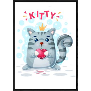 Tableau animal chat – 23x32