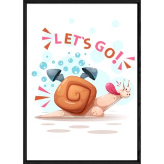 Tableau animal escargot – 23x32