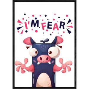 Tableau animal chauve souris – 23x32