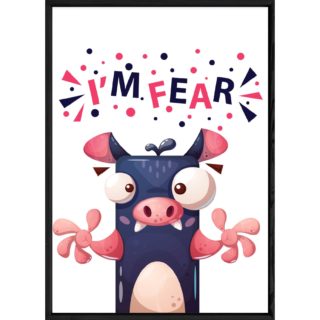 Tableau animal chauve souris – 23x32