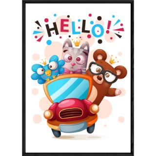 Tableau animal ourson – 23x32