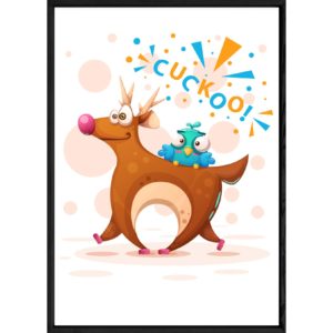 Tableau animal cerf – 23x32