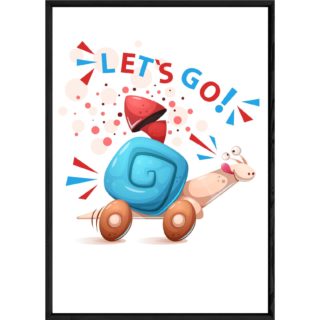 Tableau animal escargot – 23x32