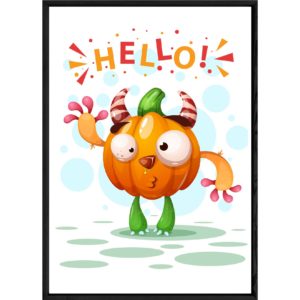 Tableau fruit citrouille – 23x32