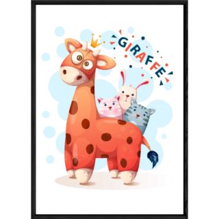 Tableau animal girafe – 23x32