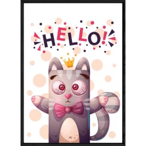 Tableau animal chat – 23x32