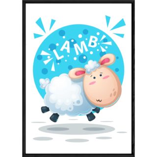Tableau animal mouton – 23x32
