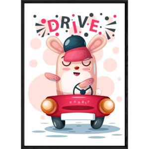 Tableau animal lapin – 32x42