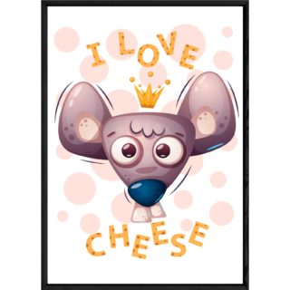 Tableau animal souris – 23x32