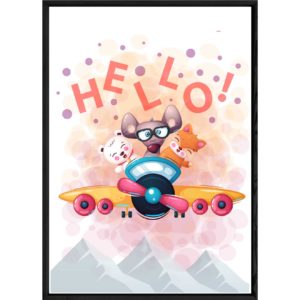 Tableau animal souris – 32×42