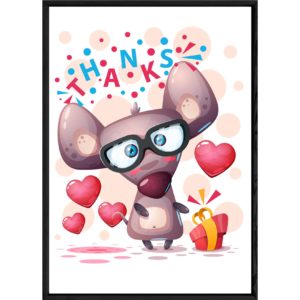 Tableau animal souris – 23x32