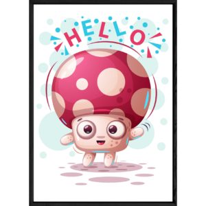 Tableau légume champignon – 23x32