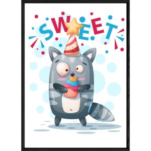 Tableau animal chat – 23x32