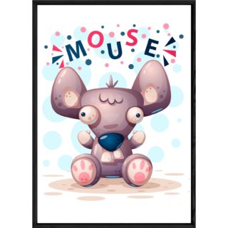 Tableau animal souris – 23x32
