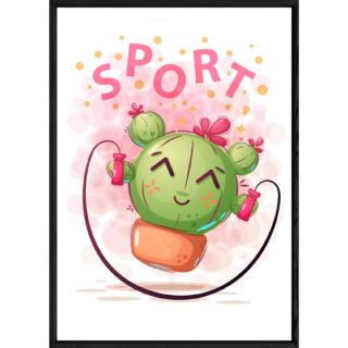 Tableau plante cactus – 23x32