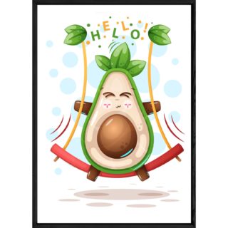 Tableau fruit avocat – 23x32