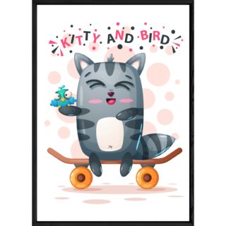 Tableau animal chat – 23x32