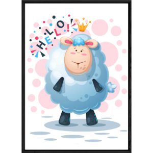 Tableau animal mouton – 32x42