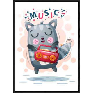 Tableau animal chat – 23x32