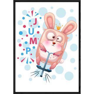 Tableau animal lapin – 23x32
