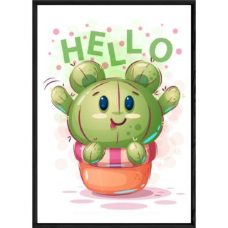 Tableau plante cactus – 23x32