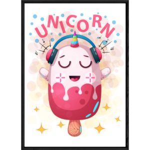 Tableau animal licorne – 23x32