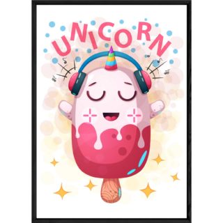 Tableau animal licorne – 23x32