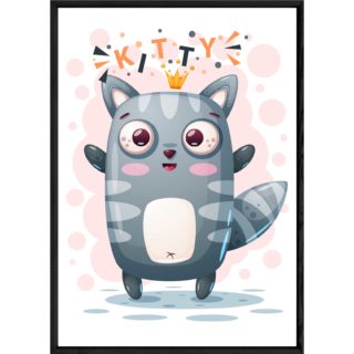 Tableau animal chat – 23x32