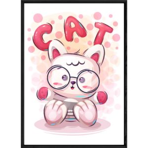 Tableau animal chat – 23x32