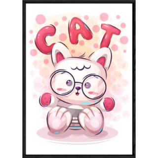 Tableau animal chat – 23x32