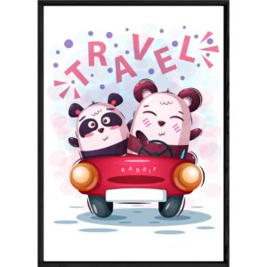 Tableau animal panda – 23x32