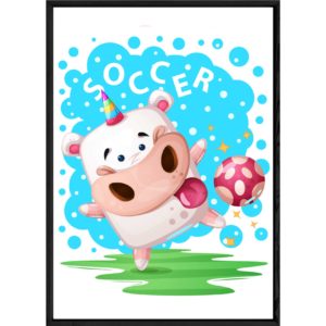 Tableau animal licorne – 23x32