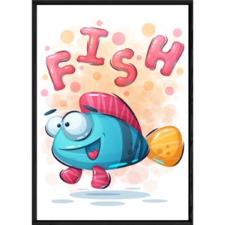 Tableau animal poisson – 23x32