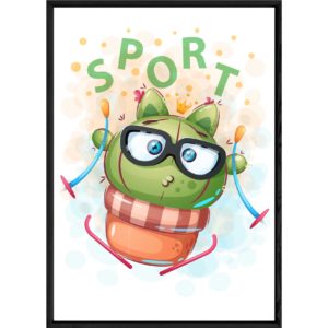 Tableau plante cactus – 32x42