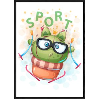 Tableau plante cactus – 23x32