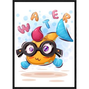 Tableau animal poisson – 32x42