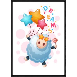 Tableau animal mouton – 23x32