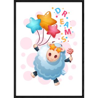 Tableau animal mouton – 23x32