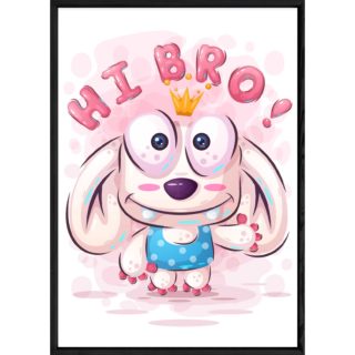 Tableau animal chien – 23x32