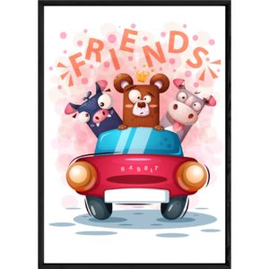 Tableau animal ourson – 23x32