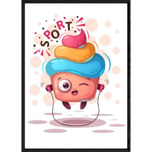 Tableau nourriture cake – 23x32