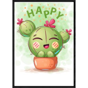 Tableau plante cactus – 23x32