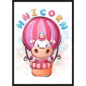 Tableau animal licorne – 32x42